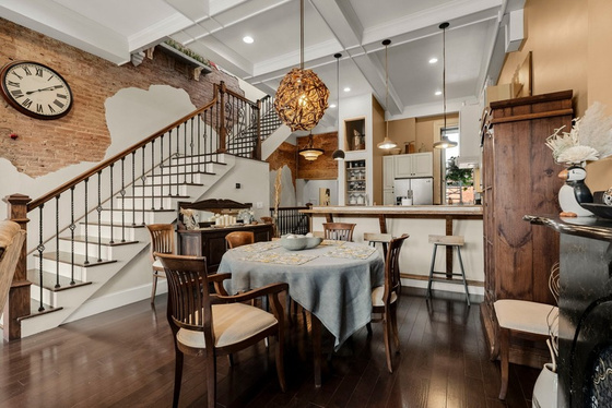 Living and dining space